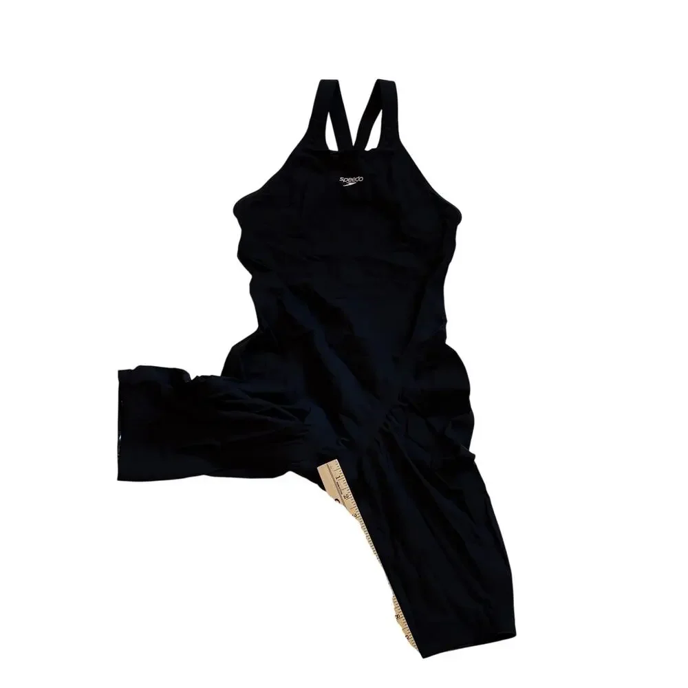 Speedo Fastskin 2.0 LZR Valor Womens 26 Black Open Back Competition Tech Suit